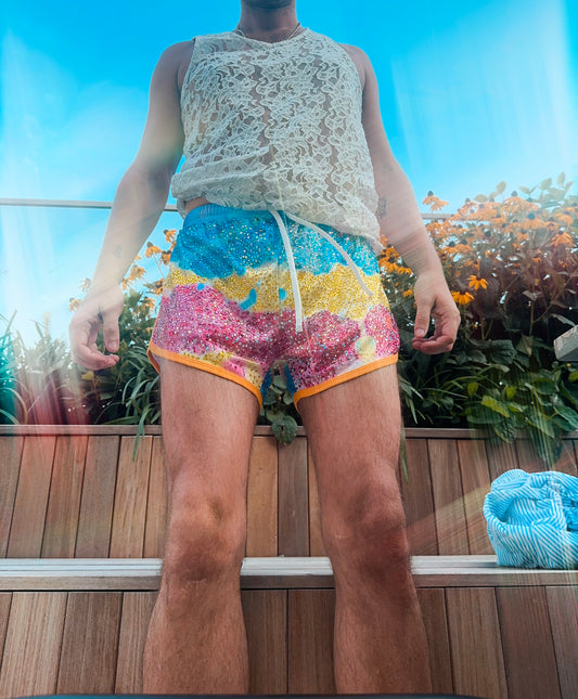 Technicolor Tease Shorts
