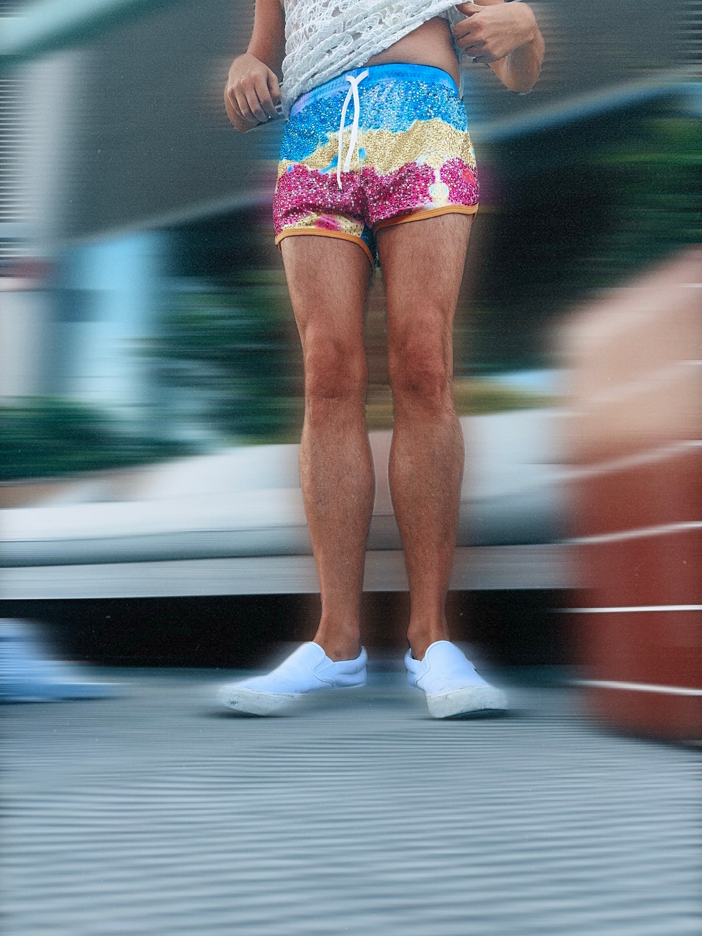 Technicolor Tease Shorts