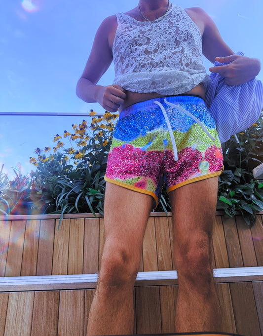 Technicolor Tease Shorts